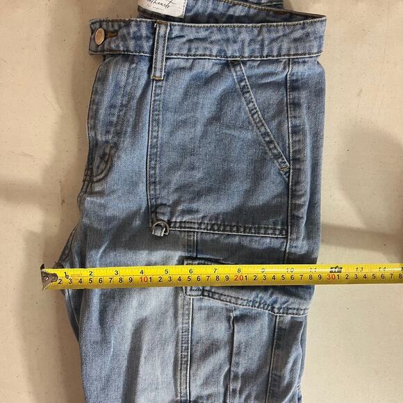 Sweet Heart Womens Cargo Jeans, Size 11, light blue - Picture 6 of 13